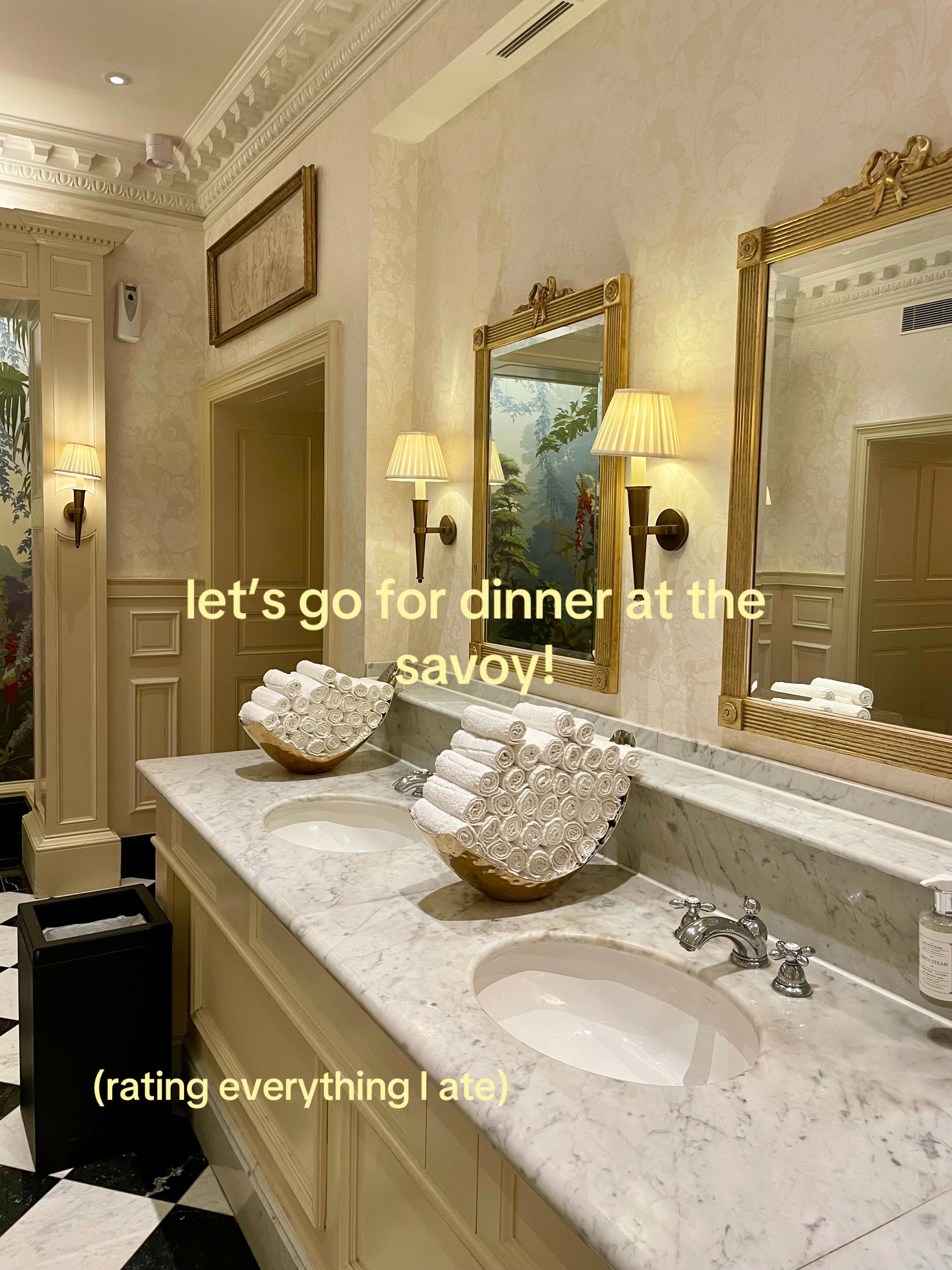 we went to one of Gordon Ramsey’s three (!!) restaurants at the savoy for Father’s Day and it was de