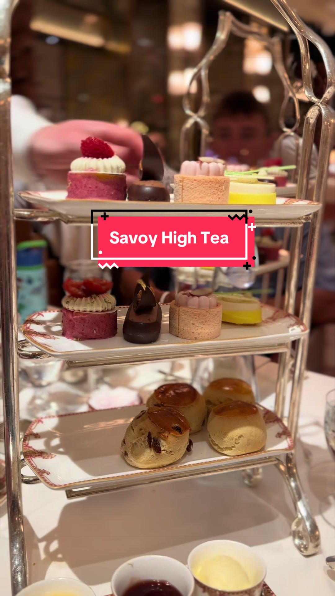 High Tea at the Savoy Hotel in London