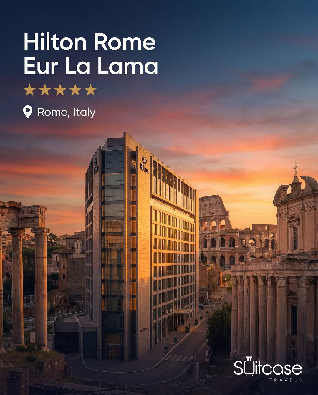 ✨ اكتشف روما بإقامة مميزة في Hilton Rome Eur La Lama ✨

فندق عصري بتصميم أنيق، موقع رائع، وغرف مريحة