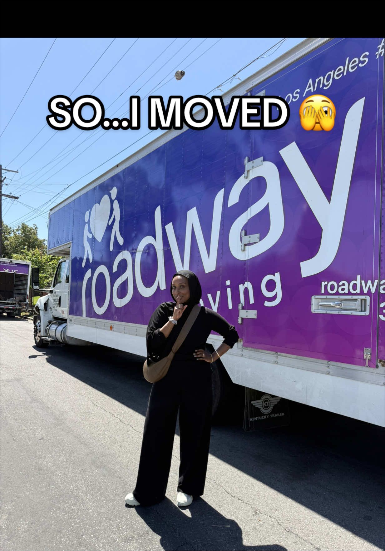 new chapter loading…🤭🚚📦 @Roadway Moving handled the chaos so I could just feel the excitement… no