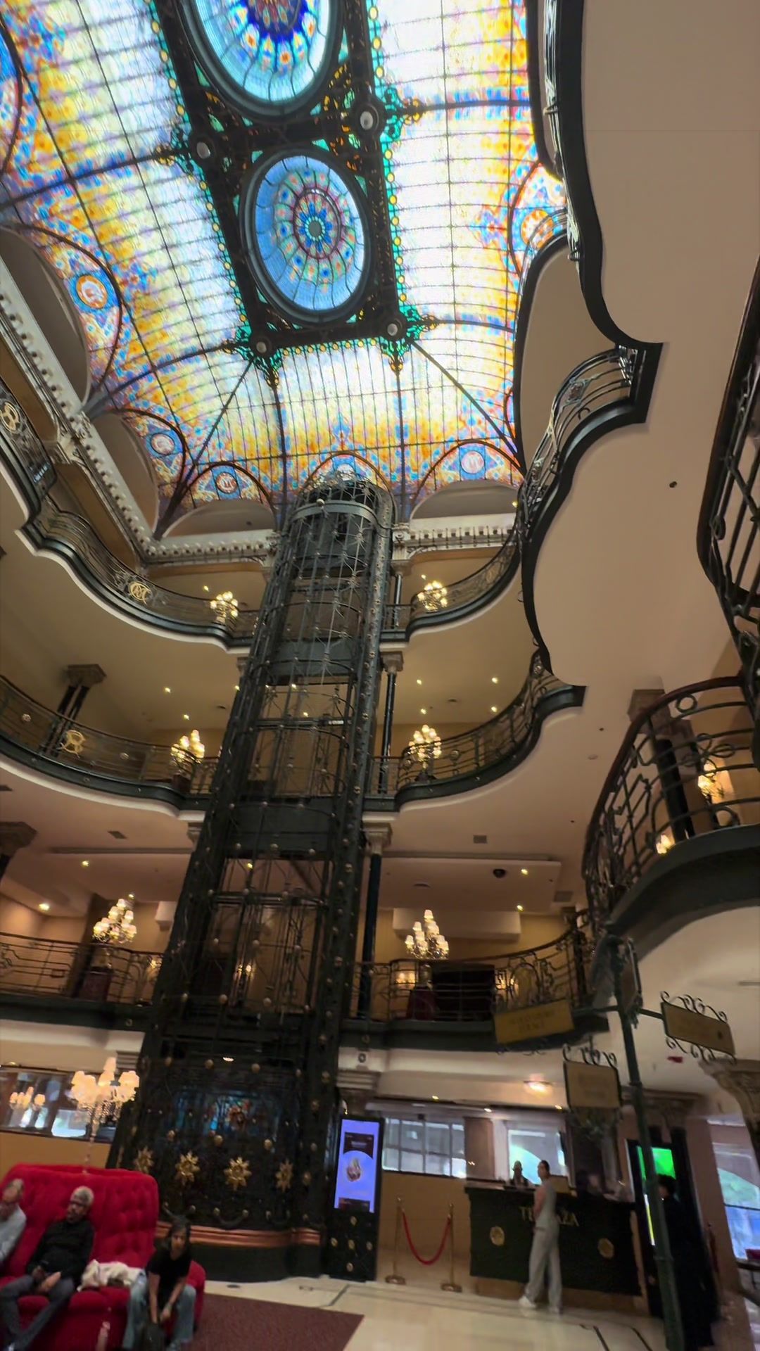 📍Gran Hotel de la Ciudad de Mexico #granhotel #mexicano