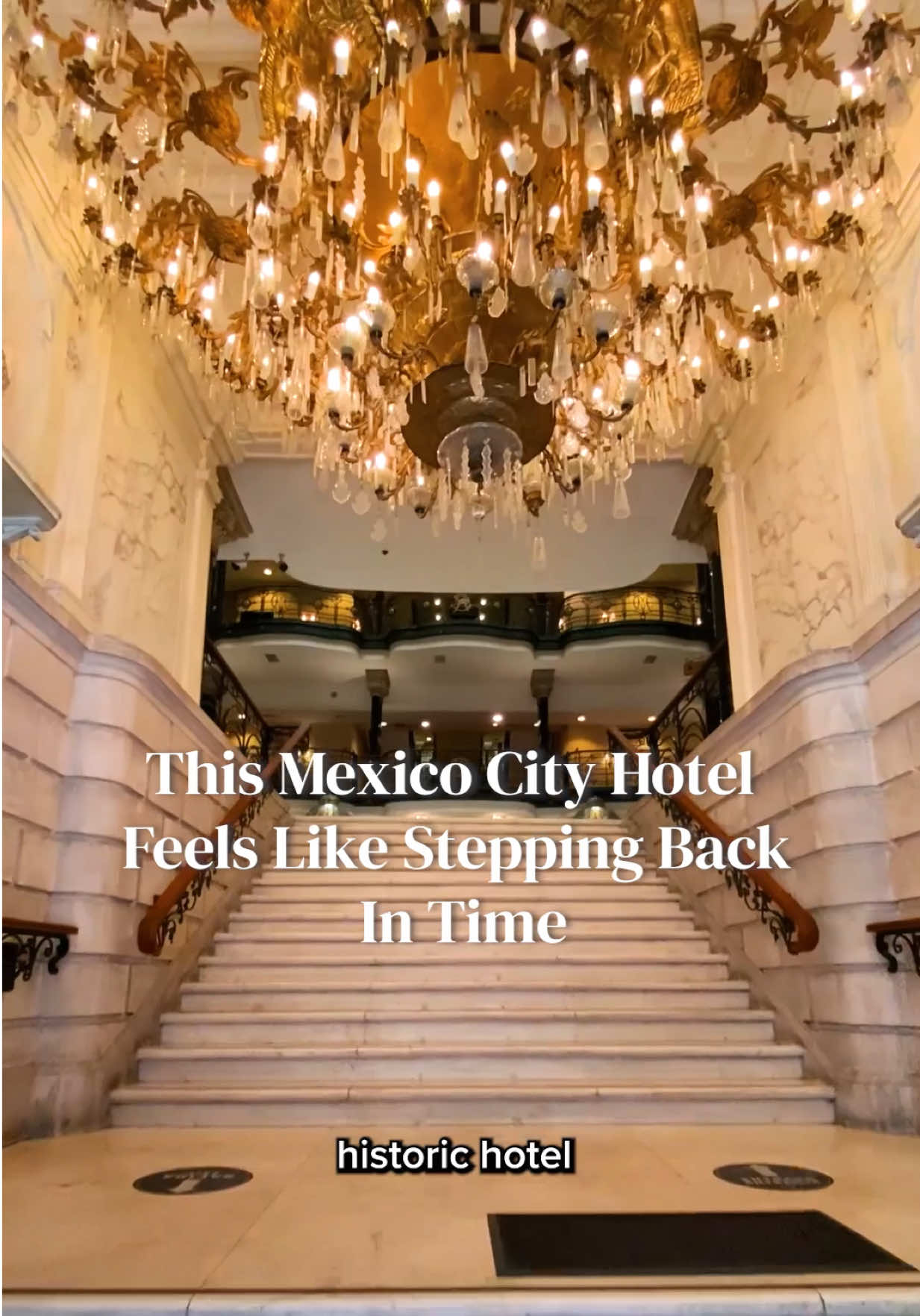 The Gran Hotel Mexico City is a must when visiting Mexico City! #historichotel #mexicocity #hotel #c