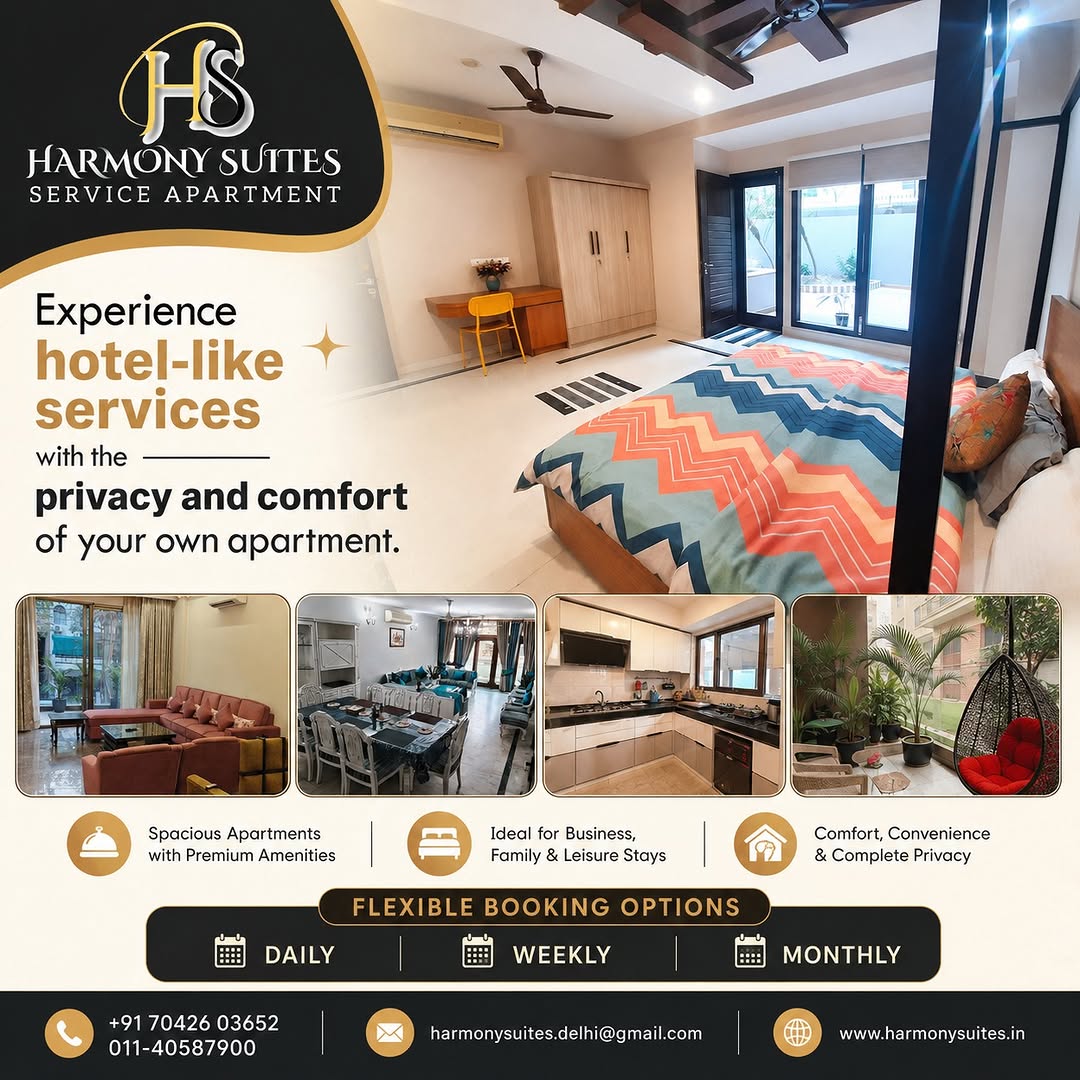 🌿 Relax in beautifully designed apartments that offer peace, comfort, and a refreshing atmosphere.
