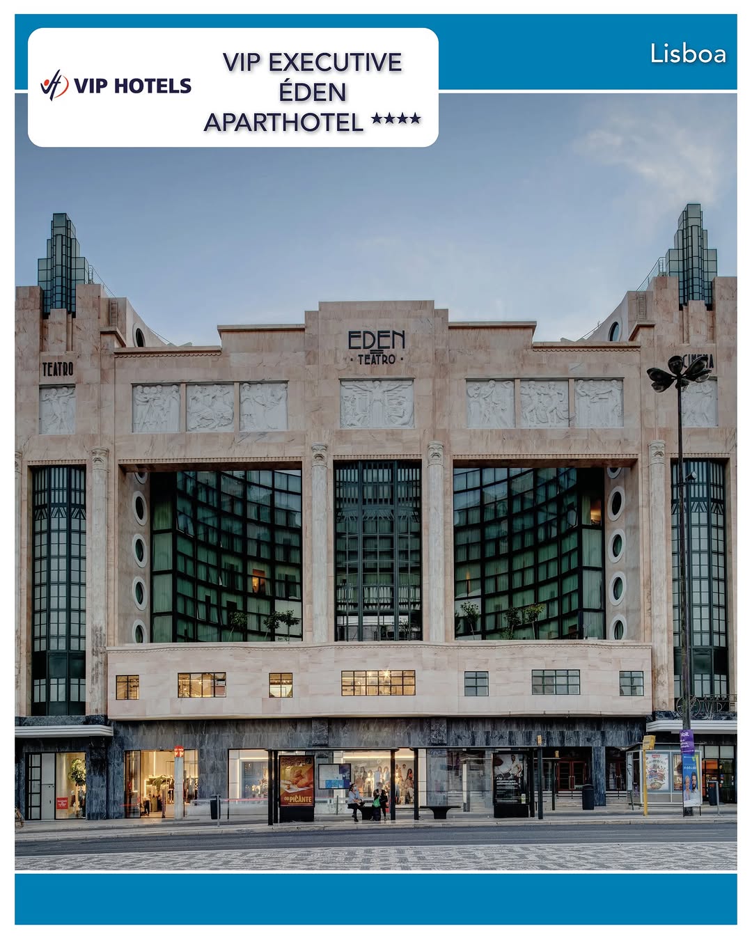 🏙️ 𝗩𝗜𝗣 𝗘𝗫𝗘𝗖𝗨𝗧𝗜𝗩𝗘 É𝗗𝗘𝗡 𝗔𝗣𝗔𝗥𝗧𝗛𝗢𝗧𝗘𝗟 ⭐⭐⭐⭐
📍 En pleno centro de Lisboa, junto 