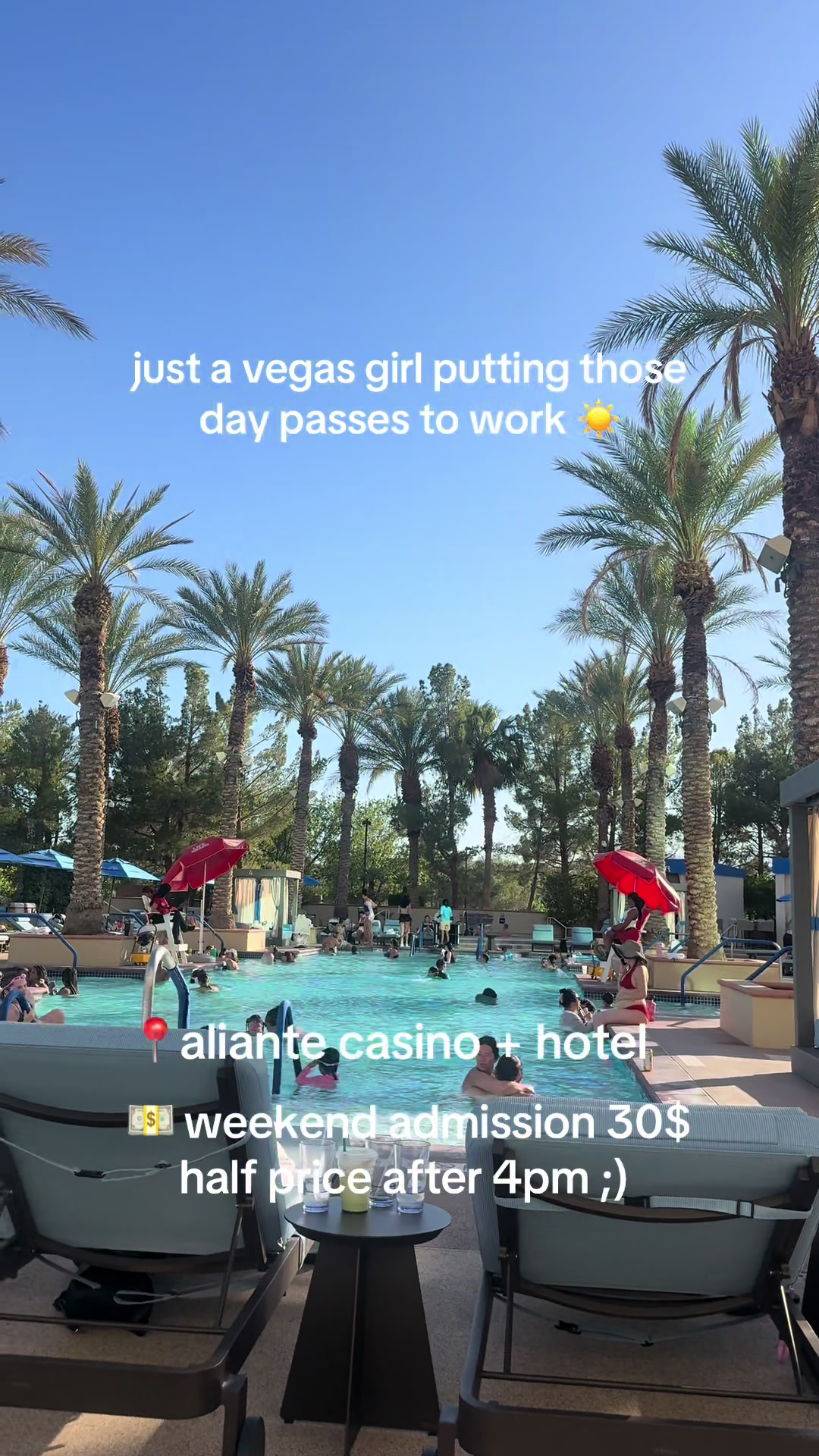 Who said summer activities gotta be expensive? ☀️👙 #lasvegas #poolseason #vegaslocal
