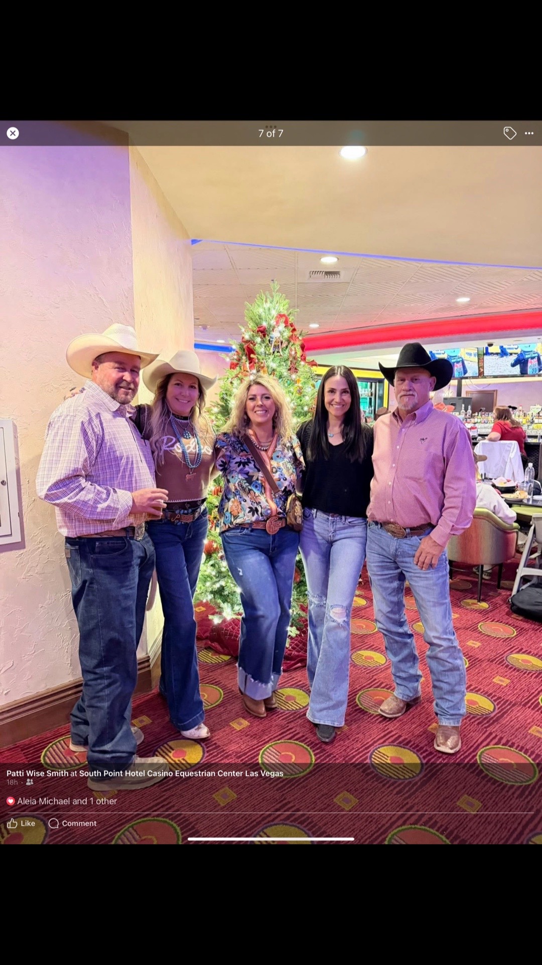 Enjoying our last night at the southpoint!