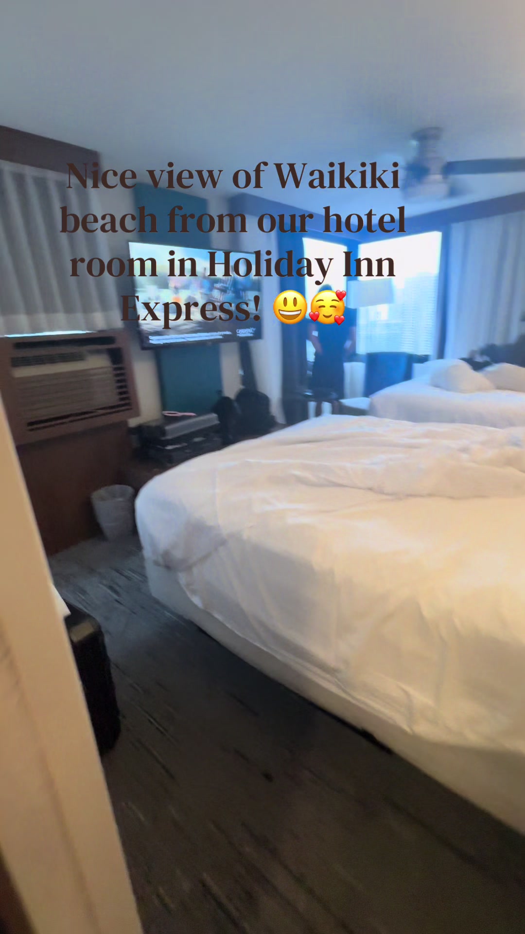 Ocean View Hotel Room in Holiday Inn..