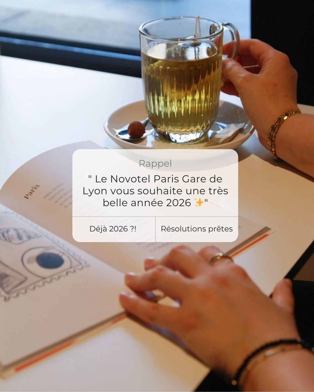 Le Novotel Paris Gare de Lyon vous souhaite une superbe année 2026 🎉 !

Nous sommes impatients de v