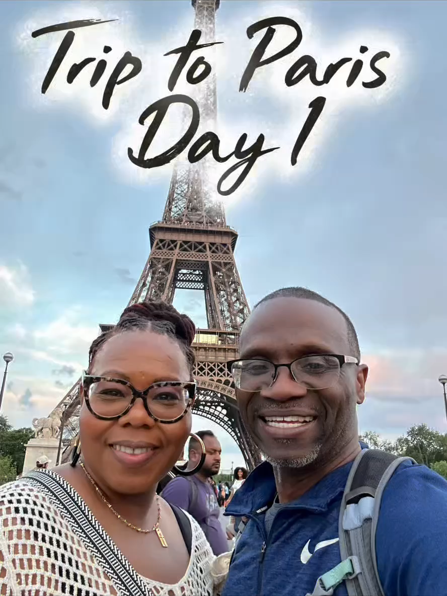 Day 1 in Paris 🇫🇷✨ Took a scenic Seine River cruise, visited the iconic Eiffel Tower 🗼, and check