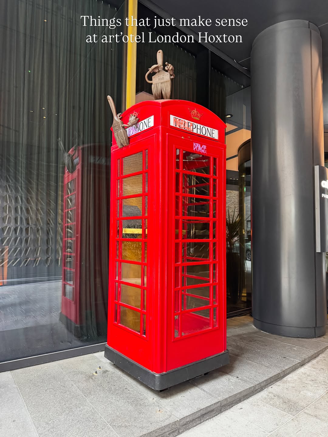 Things that just make sense at @artotellondonhoxton .
It’s not just a hotel, it’s basically a workin