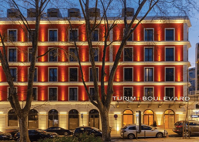 The Turim Boulevard Hotel is a stylish, modern hotel in a classical building on the impressive Aveni