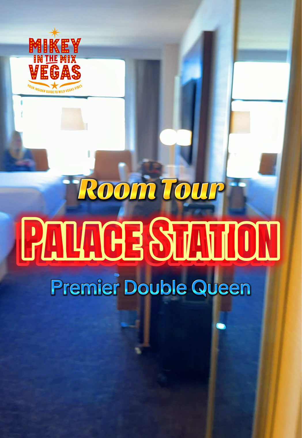 Premier Double Queen room tour at Palace Station Hotel & Casino Las Vegas and this room really works