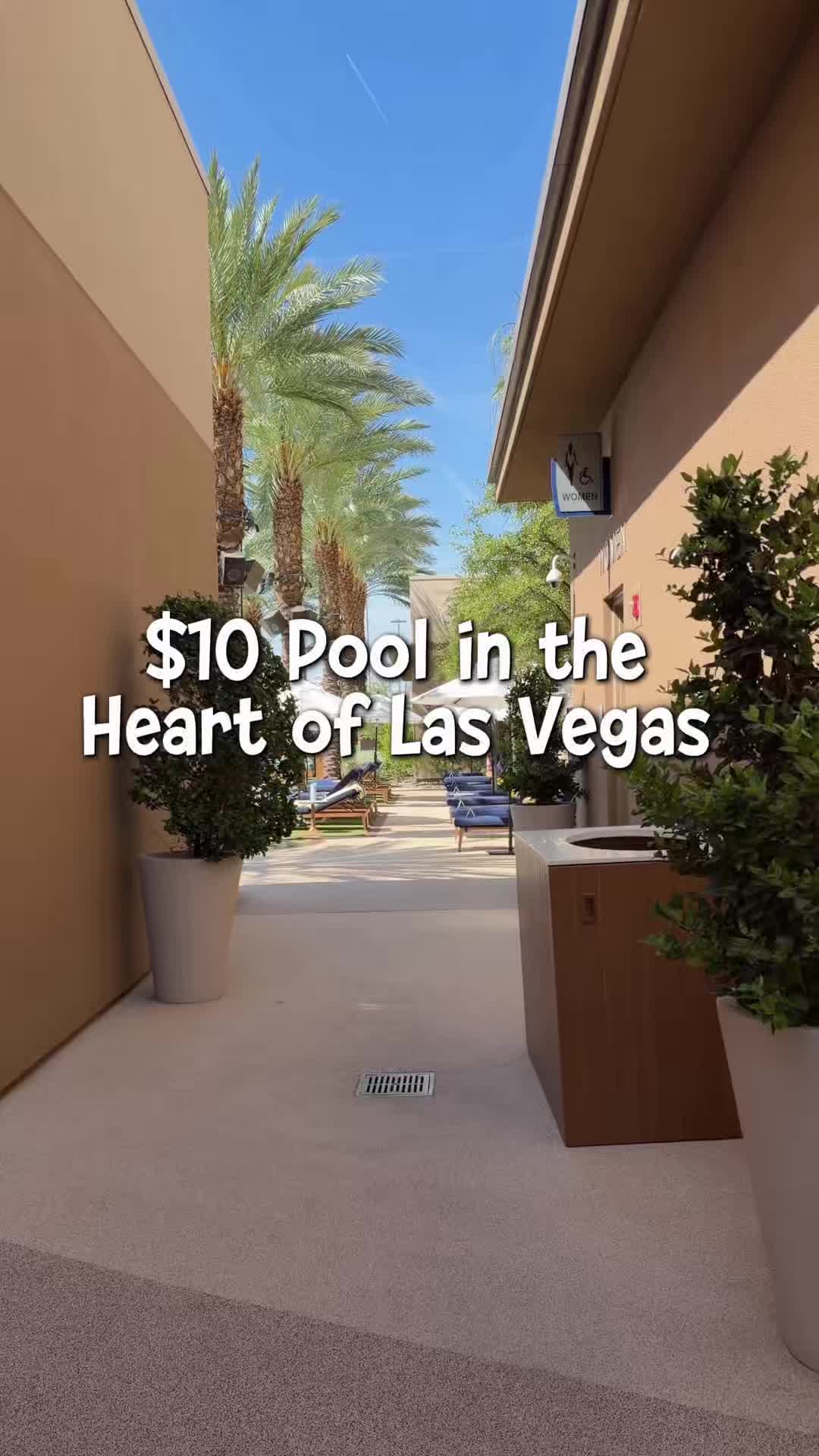 $10 pool in the heart of Las Vegas? Say LESS!

palace station pool, palace station las vegas, vegas 