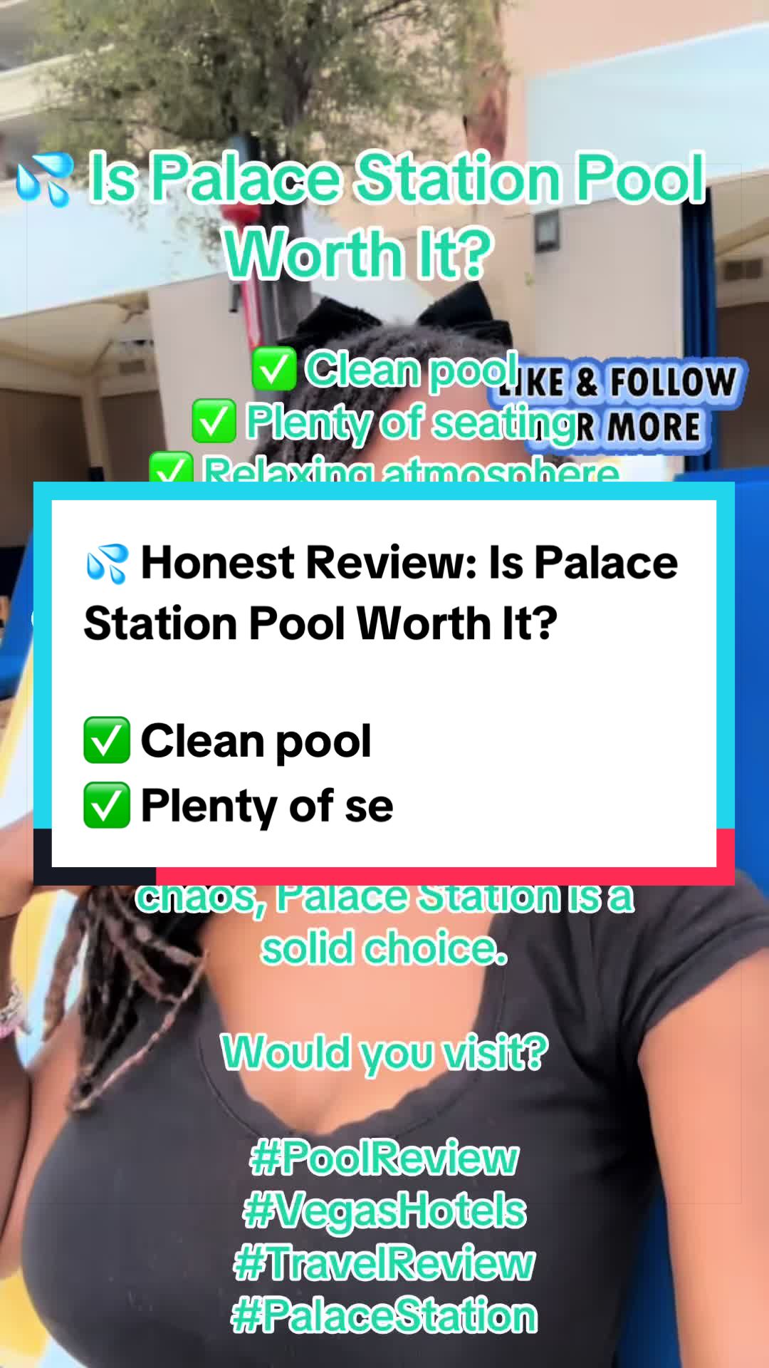 #TikTokCreatorSearchInsightsIncentive 💦 Honest Review: Is Palace Station Pool Worth It?
#lasvegasti
