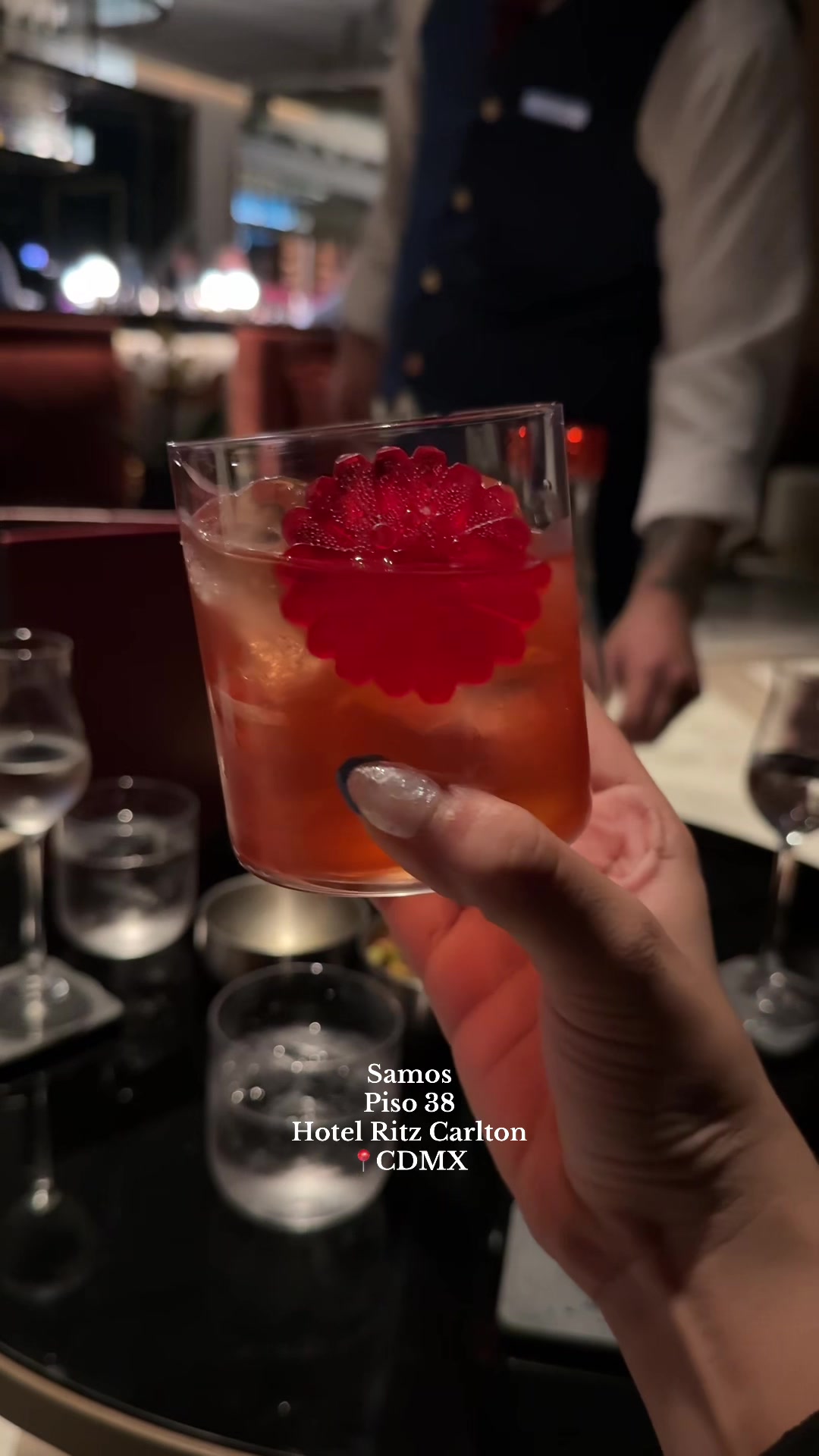 Drinks y una vista espectacular de la ciudad y específicamente del Bosque Chapultepec 🤩

#hotelritz