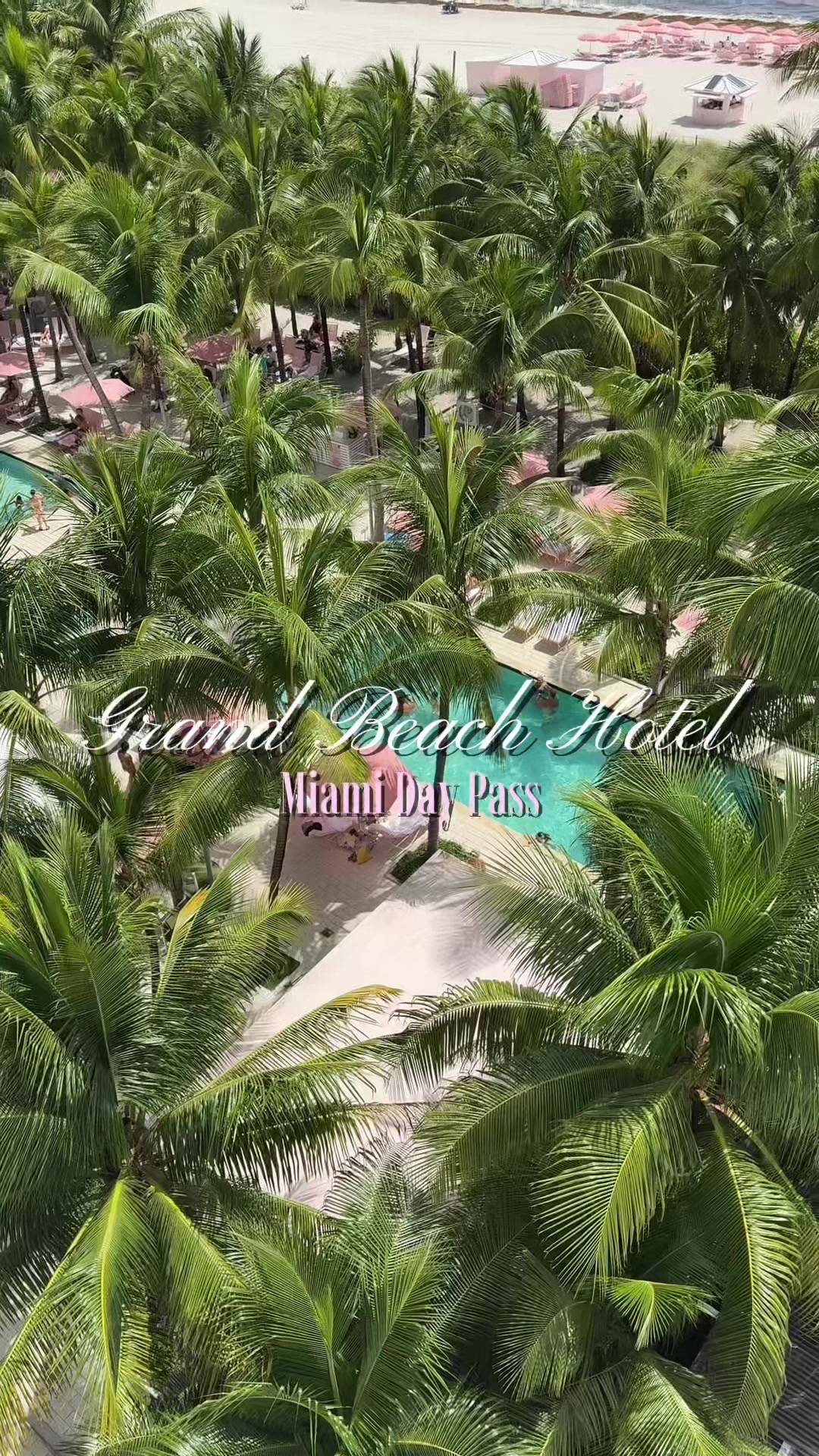Save this for your next trip to Miami 🌴👙🌊 
We booked a day pass to Grand Beach Hotel in Mid-Beach