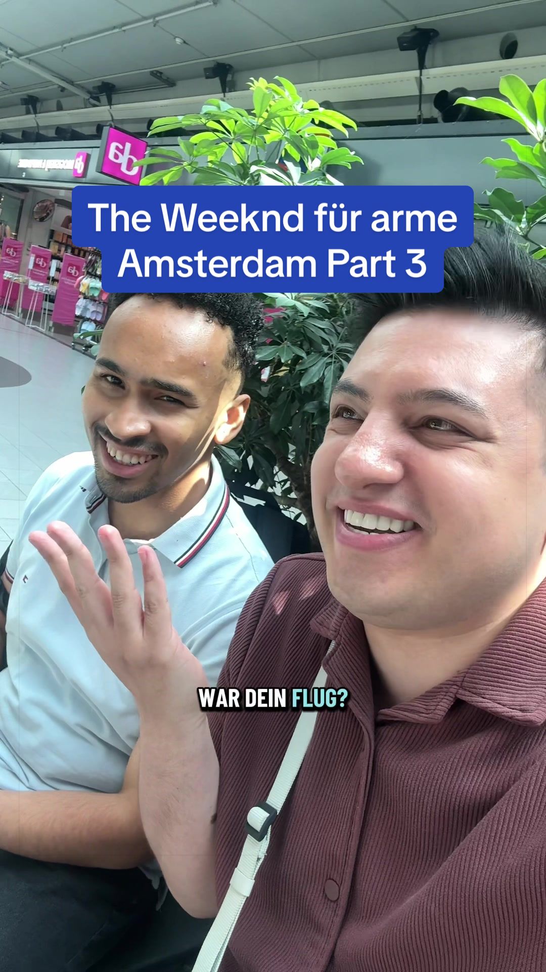 Wir treffen The Weeknd am Amsterdamer Schiphol Flughafen! 🇳🇱🫶✨ #amsterdam #theweeknd #flughafen #