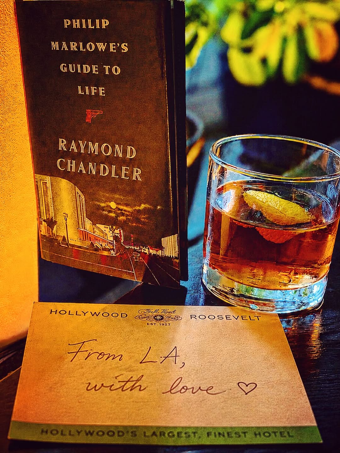 Enjoyed a lovely evening @thehollywoodroosevelt with a trip to the golden age of Hollywood and left 