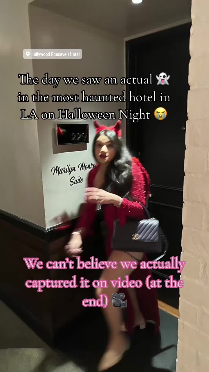 Its the most haunted hotel in LA for a reason !! I cant believe we managed to capture this 😭👹
#hol