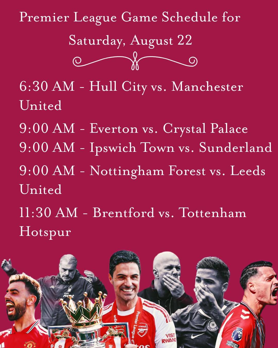 ⚽️ THIS WEEKEND’S PREMIER LEAGUE ACTION ⬇️

The Premier League is back! 🇬🇧🍻

We’ve got a full wee