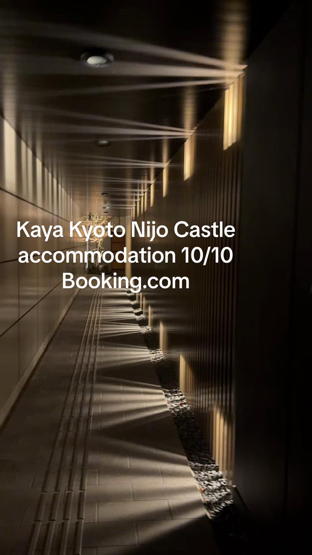 Kyoto was our Zen stay.. 

Accommodation in Kyoto, All breakfast and Beverages + alcohol included 10