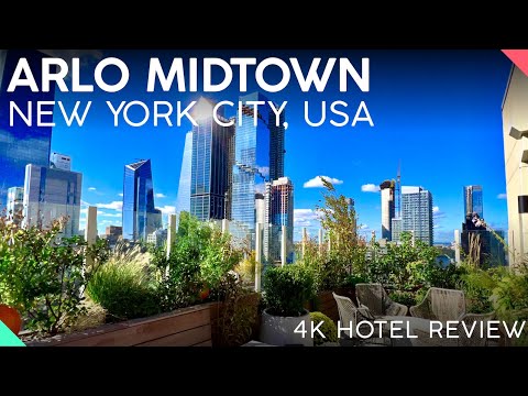 ARLO MIDTOWN New York City, USA【4K Tour & Review ...