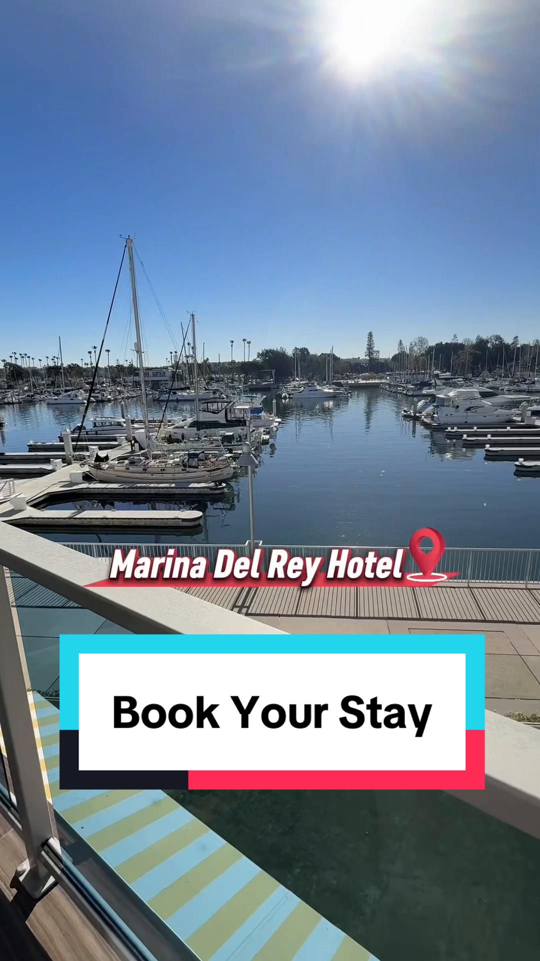 In the Los Angeles area? My hotel recommendation is the Marina Del Rey hotel. 🏨 #california #cali #