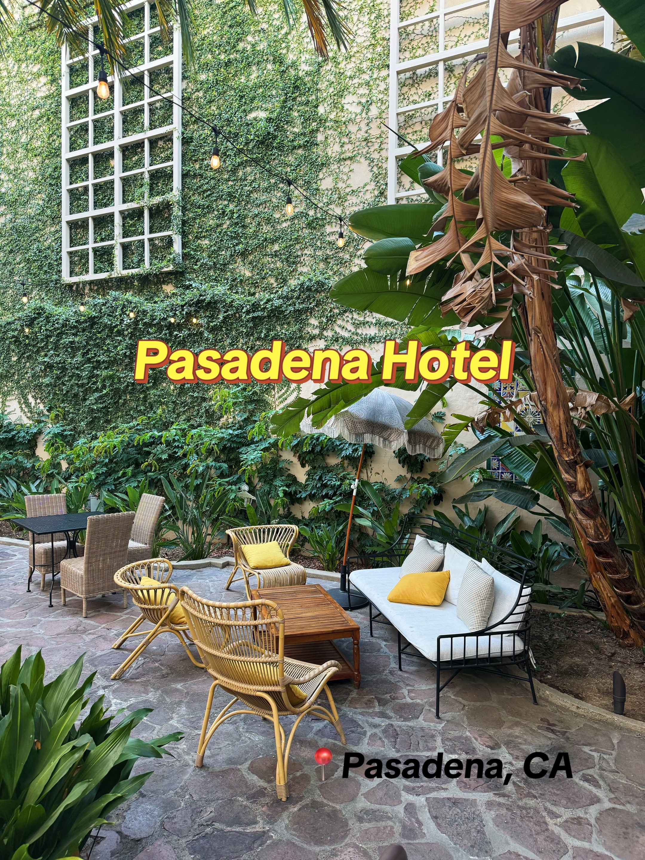 I highly recommend the historic Pasadena Hotel & Pool if you’re staying in this charming part of Los