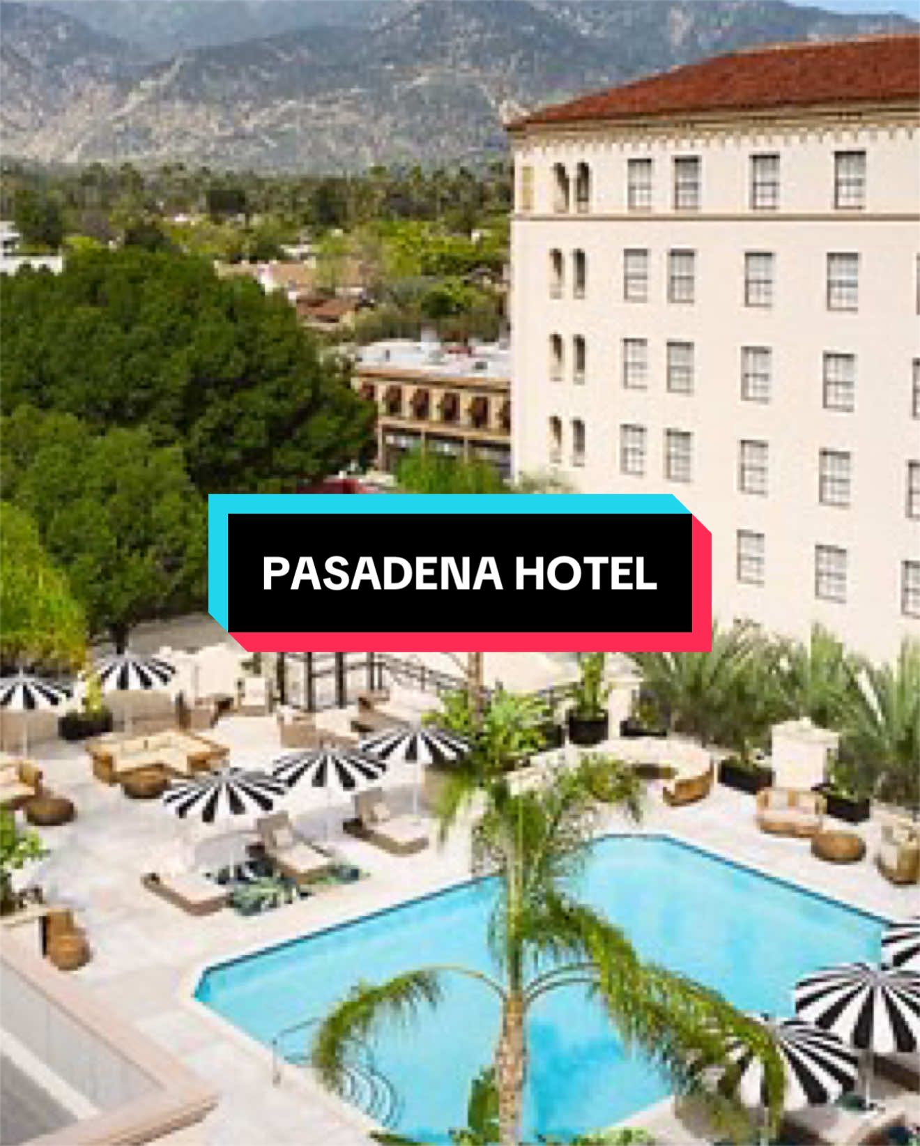 This hotel feels like a boutique staycation hidden in the middle of Pasadena 😍✨ Pasadena Hotel & Po