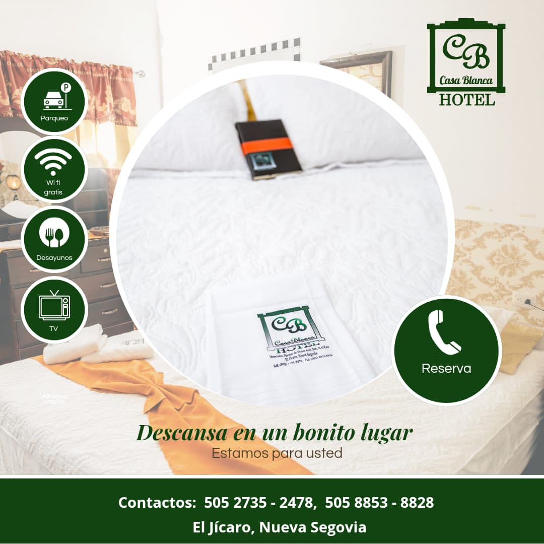 Viajar también es saber dónde descansar. 🛏️

🛎️En Hotel Casa Blanca tenemos el espacio que necesit