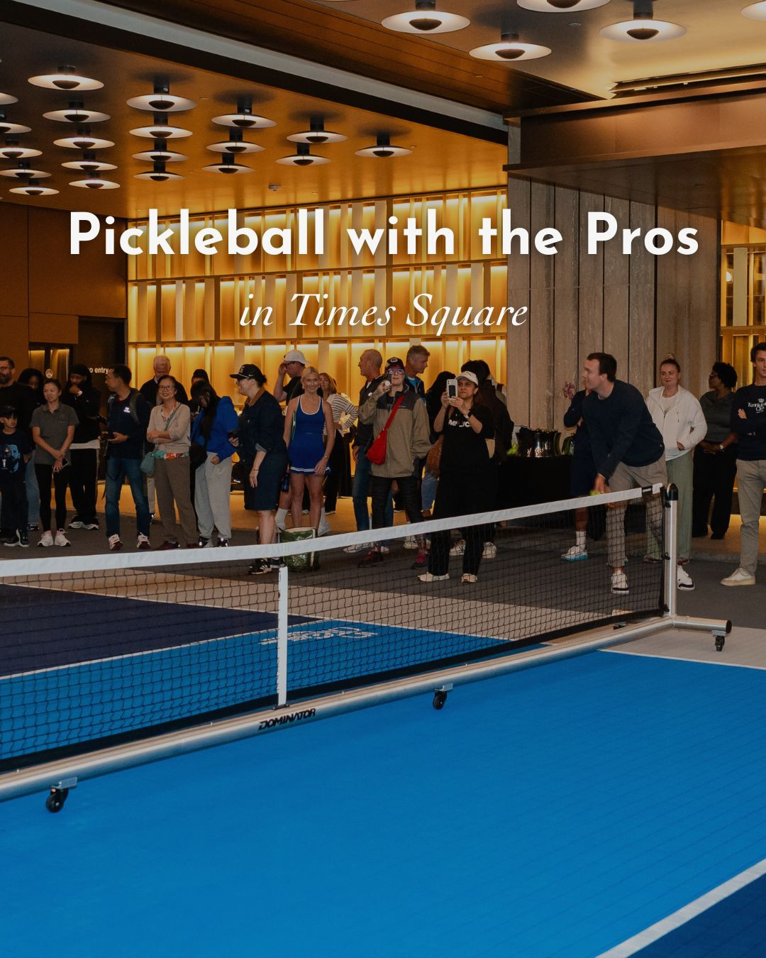 From Arthur Ashe Stadium to the center of Times Square. 🎾⁠ ⁠
⁠
You’re invited! Watch professional t