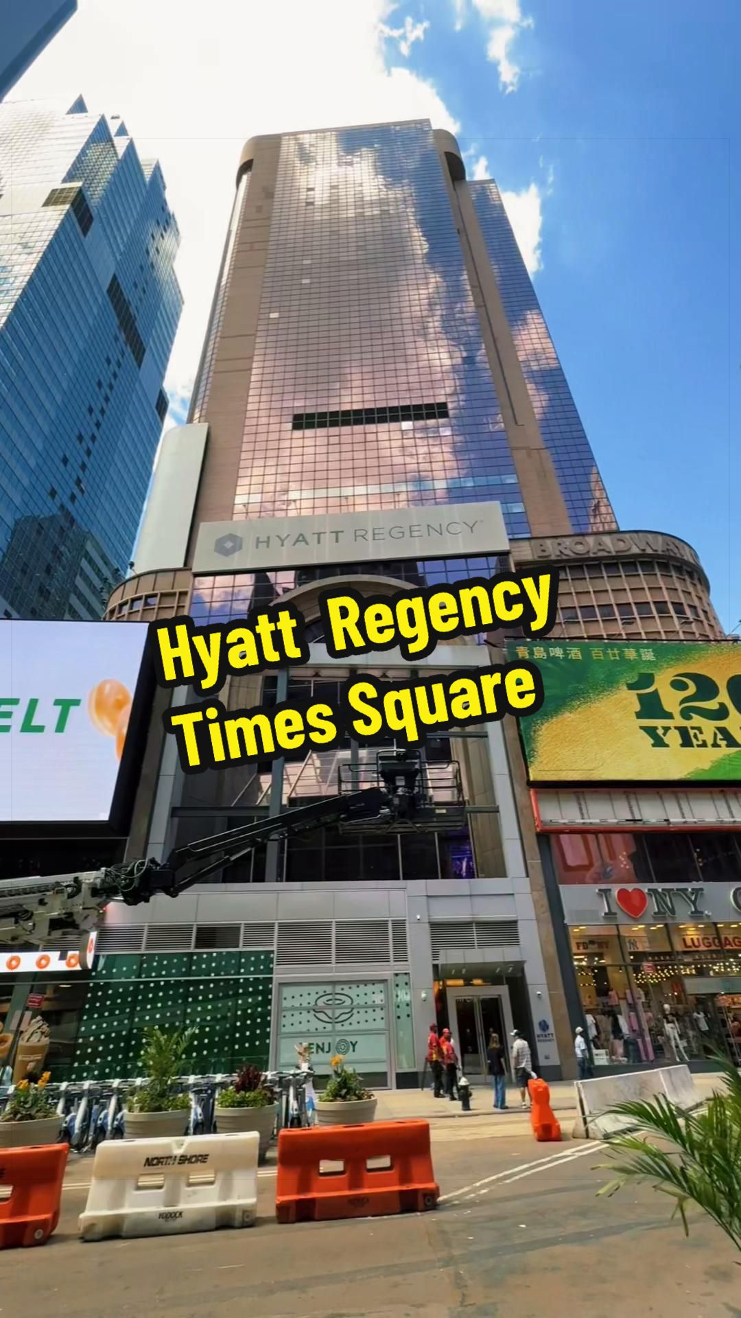 Would you stay in the heart of Times Square? Hyatt Regency Times Square is a hotel located directly 