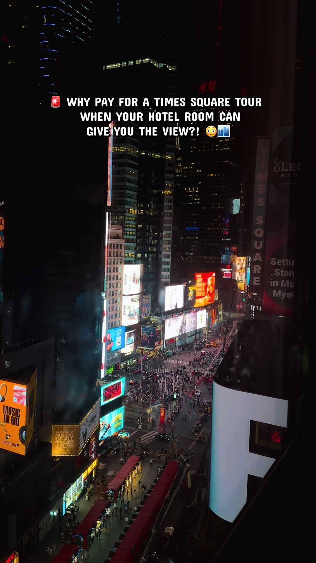 ✨ Times Square from your hotel room?! 😳🏙️

Stay at Hyatt Regency Times Square and put Broadway, Ti