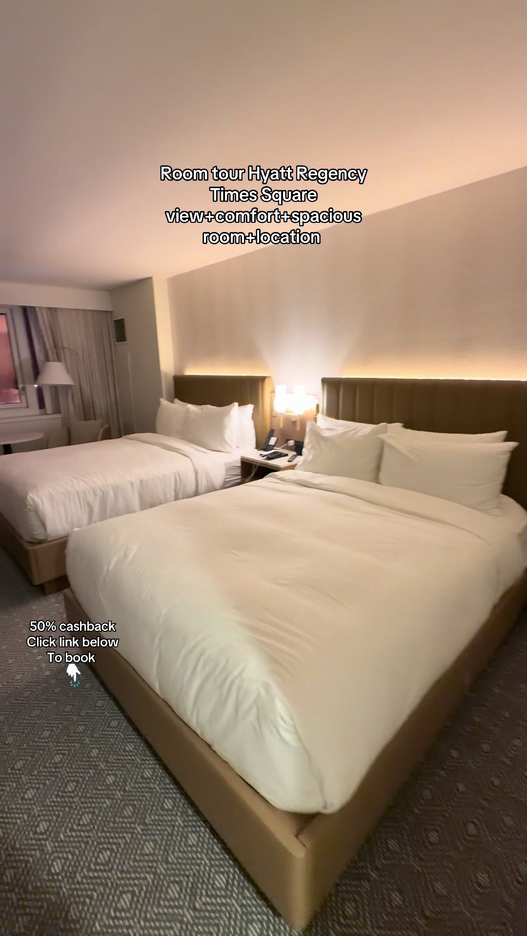 Hyatt Regency Times Square 🗽✨

Want to stay in the heart of NYC without the luxury-hotel price tag?
