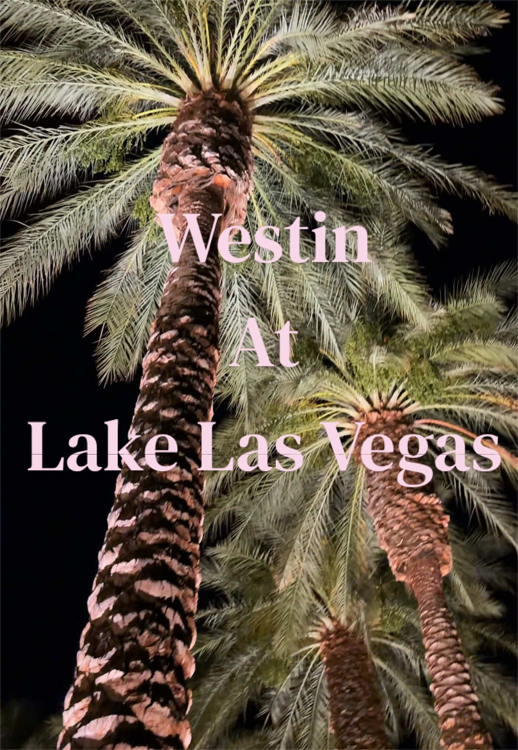 Come take a little nighttime tour with me around The Westin Lake Las Vegas 🌙✨

Y'all, it was dark s