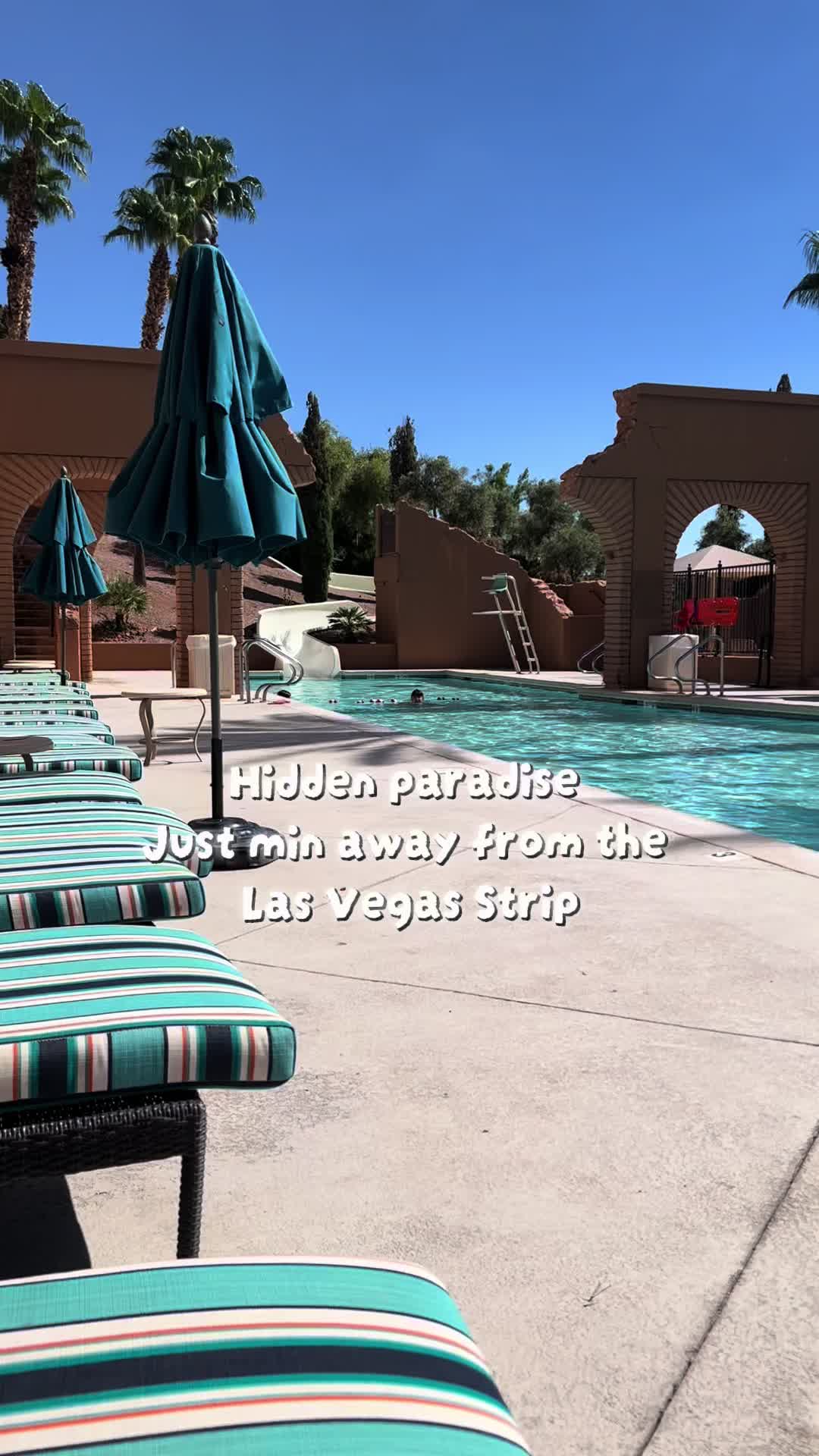 POV: You found the perfect little escape without leaving Las Vegas 🌴✨ The Westin Lake Las Vegas fee