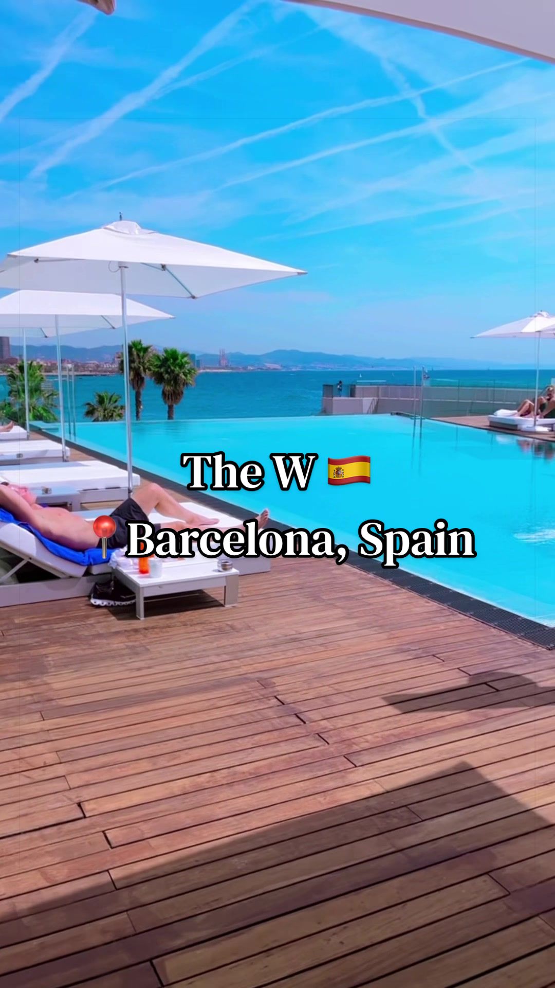 The W is a must stay in Barcelona 😍 the views were endless, the hotel is right on the water of the 