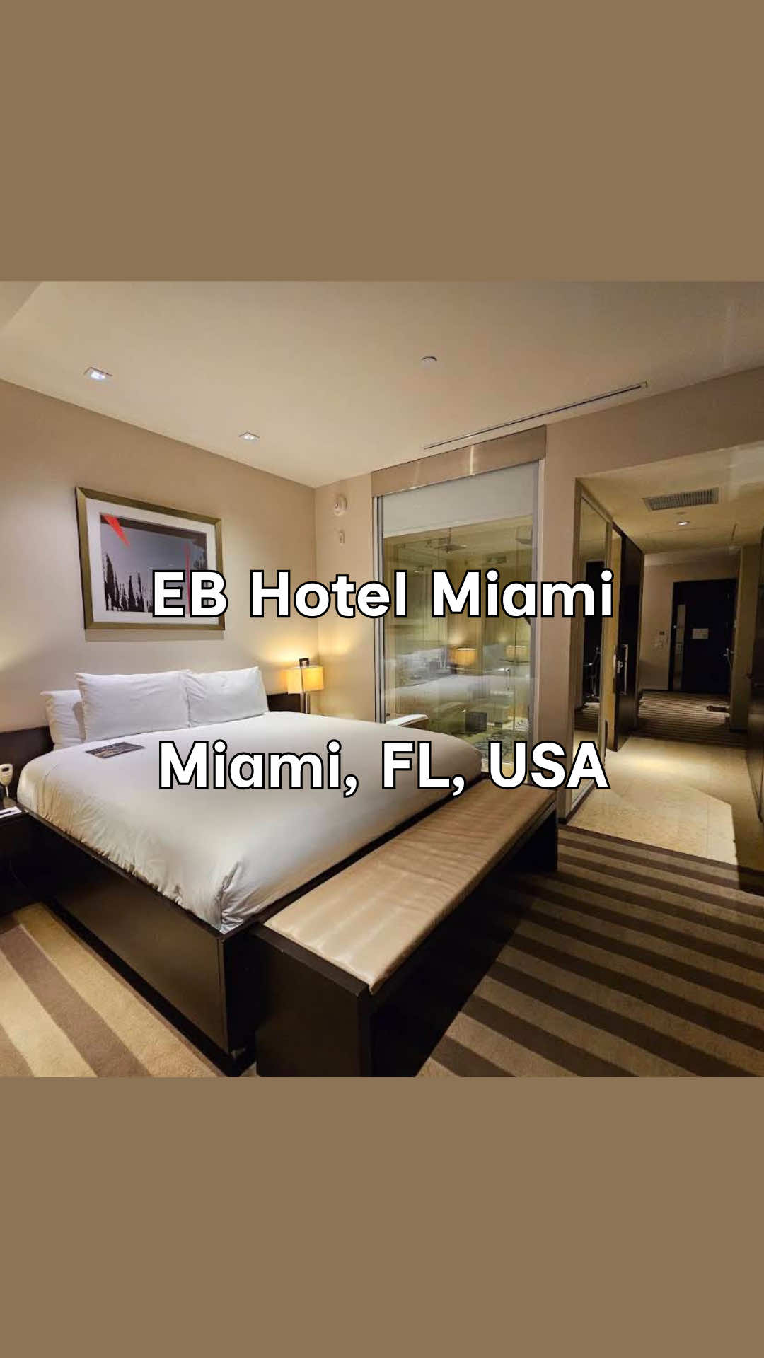 Hotel Name👇👇👇
EB Hotel Miami
Miami, FL, USA

Here’s a hint, if I go on a beach vacation the only 