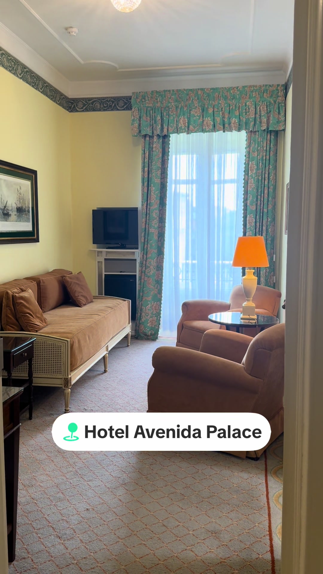 I’m in #lisbon #portugal with a group of clients and this is our hotel #hotelavenidapalace