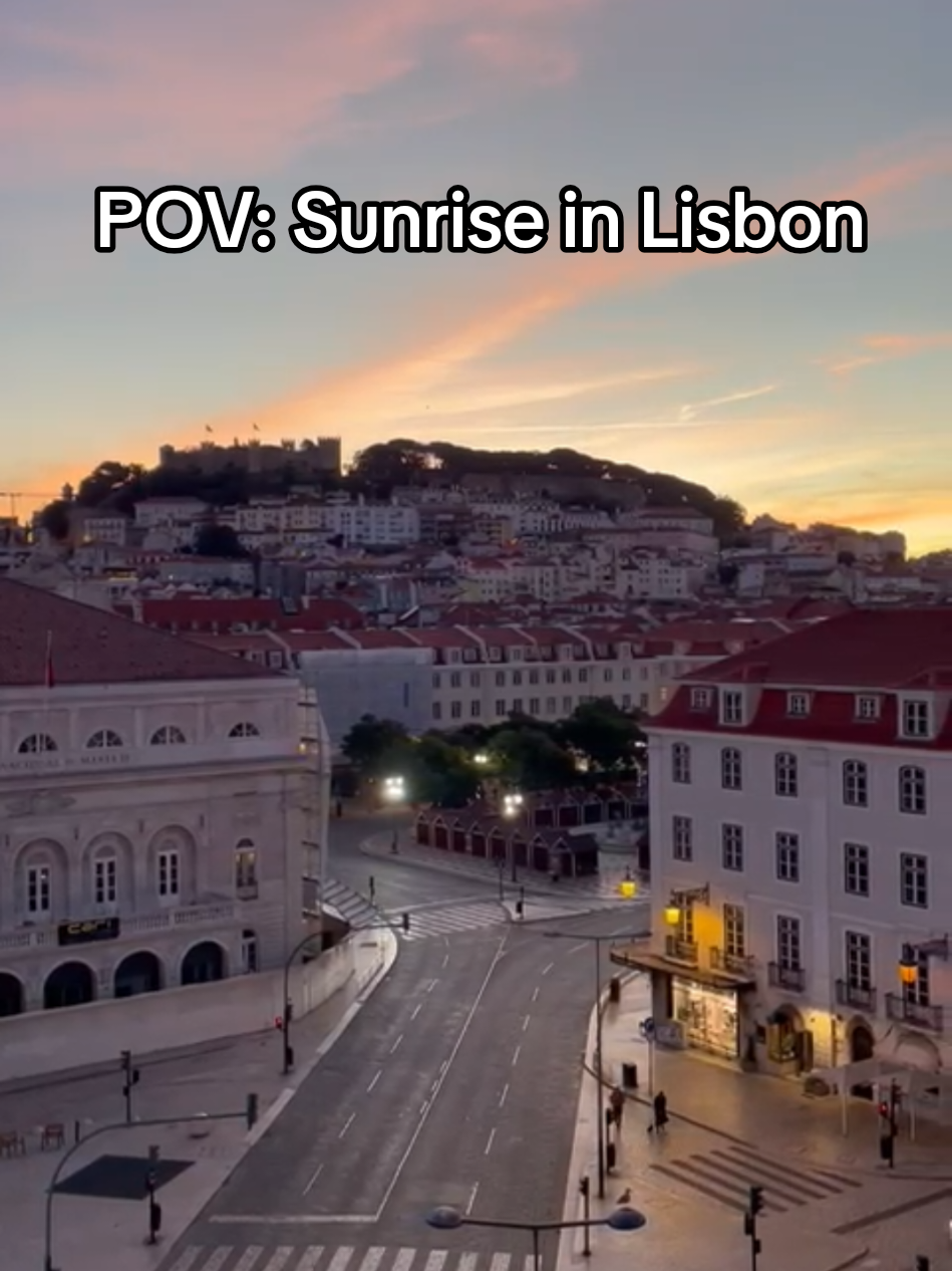 POV: Sunrise in Lisbon 
View from the Avenida Palace Hotel

#lisbon #portugal #sunrise #travel  #vac