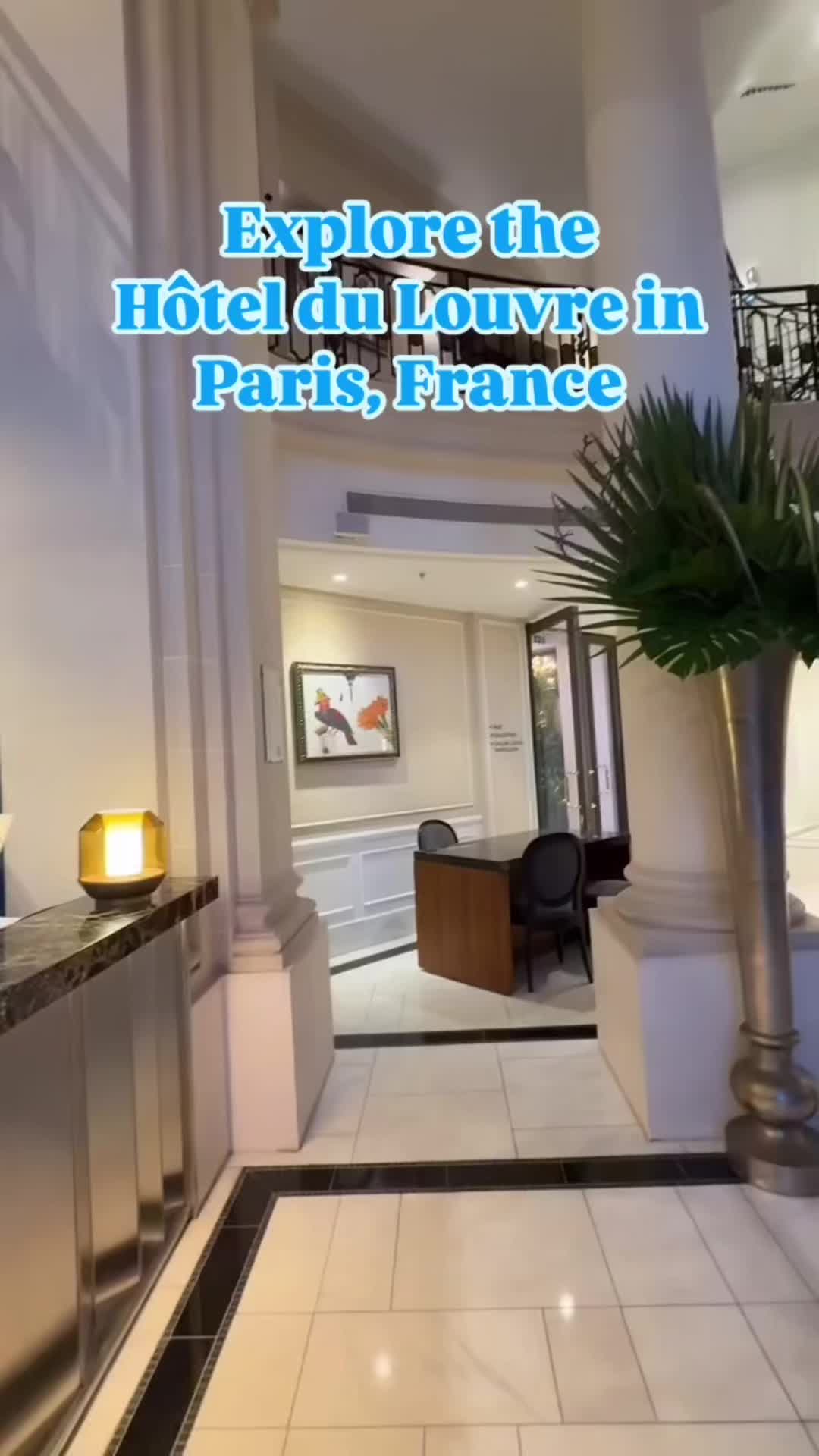 💙 POV: You just stepped into your dream hotel in Paris… 🎶✨

Perfectly nestled between the Louvre a