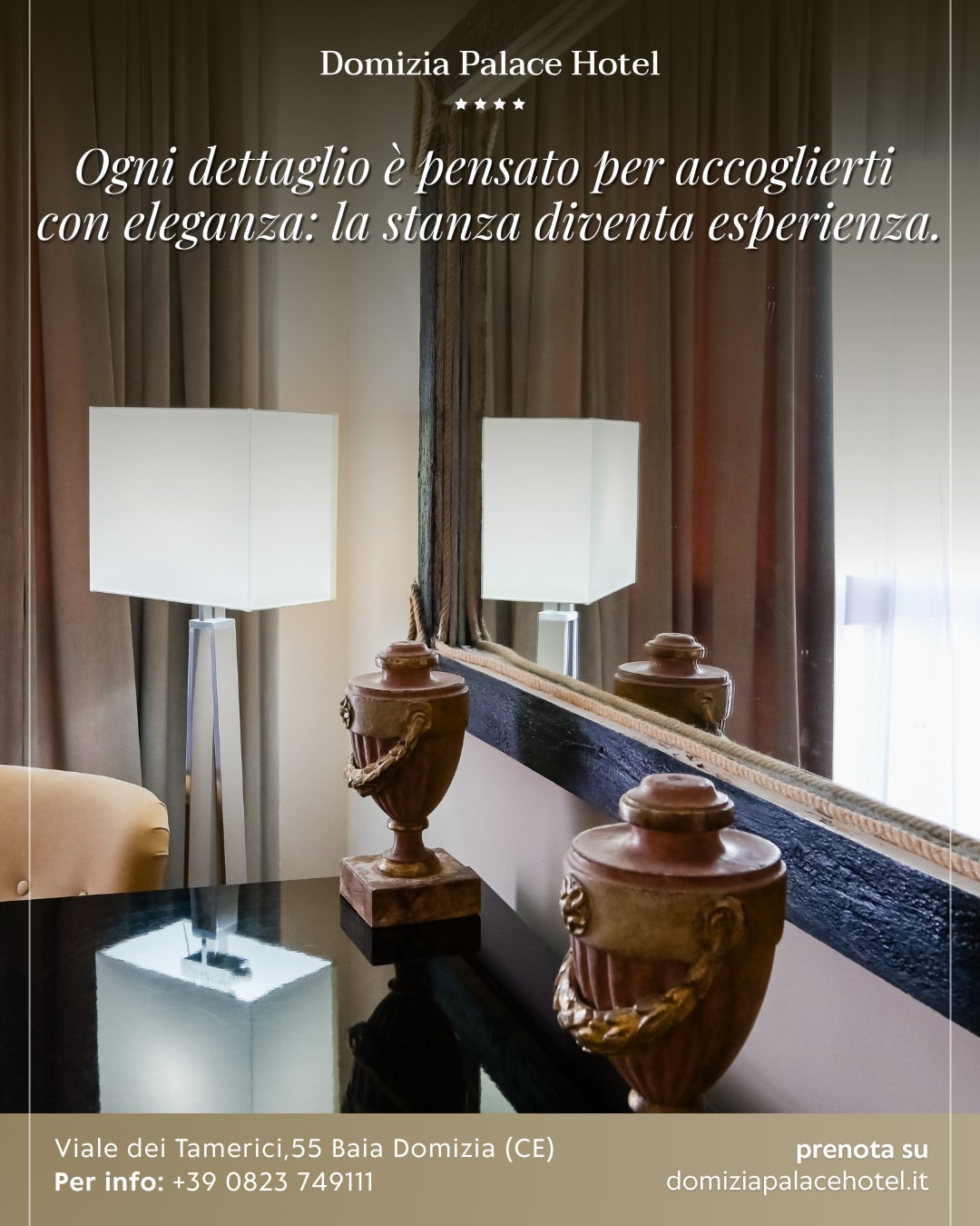 Ogni dettaglio è pensato per accoglierti con eleganza:
La stanza diventa esperienza

👉 www.domiziap