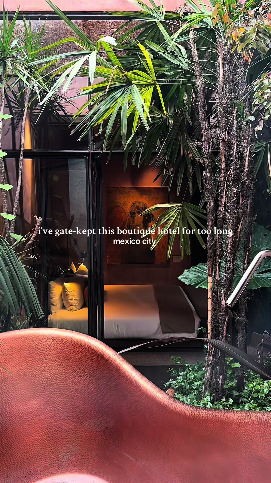 okay fiiiine… i’ll stop gate-keeping 🫶🏽 this boutique hotel in mexico city is the definition of a 