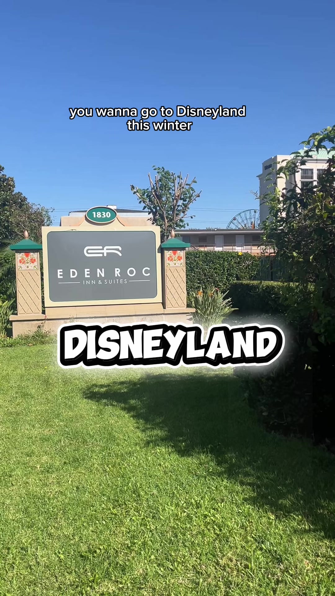January rates at the hotel right next to Disney are insane. @edenroc #tiktokgo2025recap #disneyland 