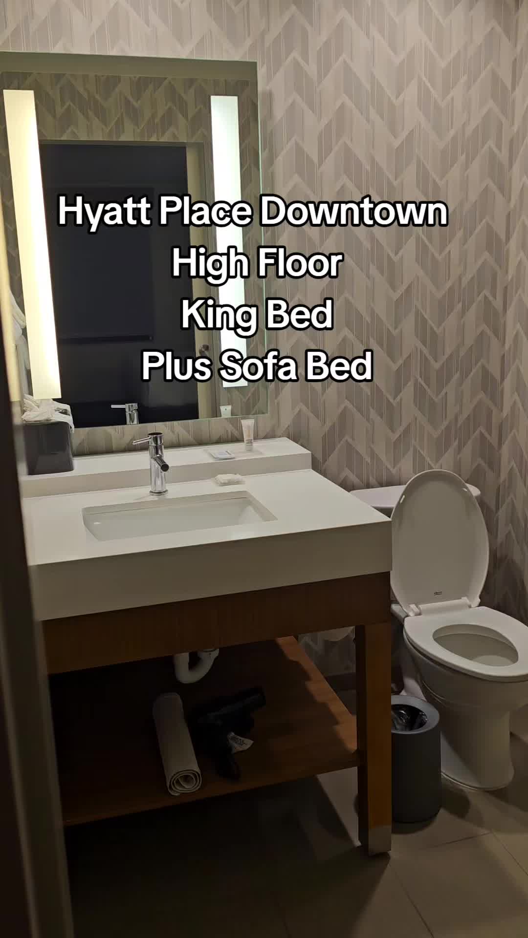 Hyatt Place Downtown was a great choice! 
It's very clean and has an inviting atmosphere. They have 