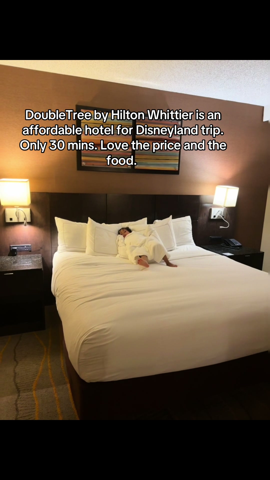 Doubletree Whittier is so affordable and has good food. And good distance from Disneyland. #doubletr