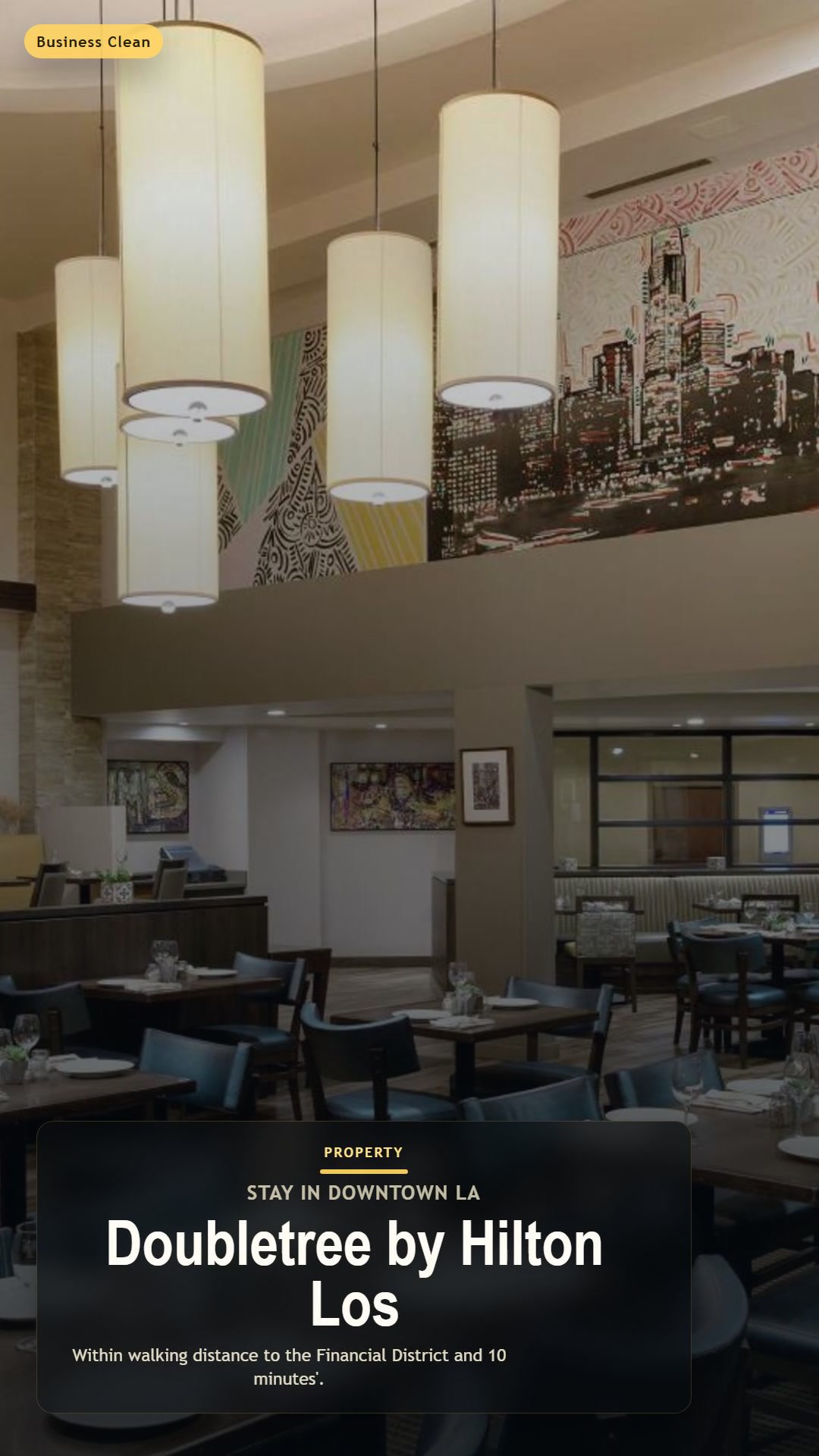 Doubletree by Hilton Los Angeles Downtown is an easy one to save if you are looking around Downtown 