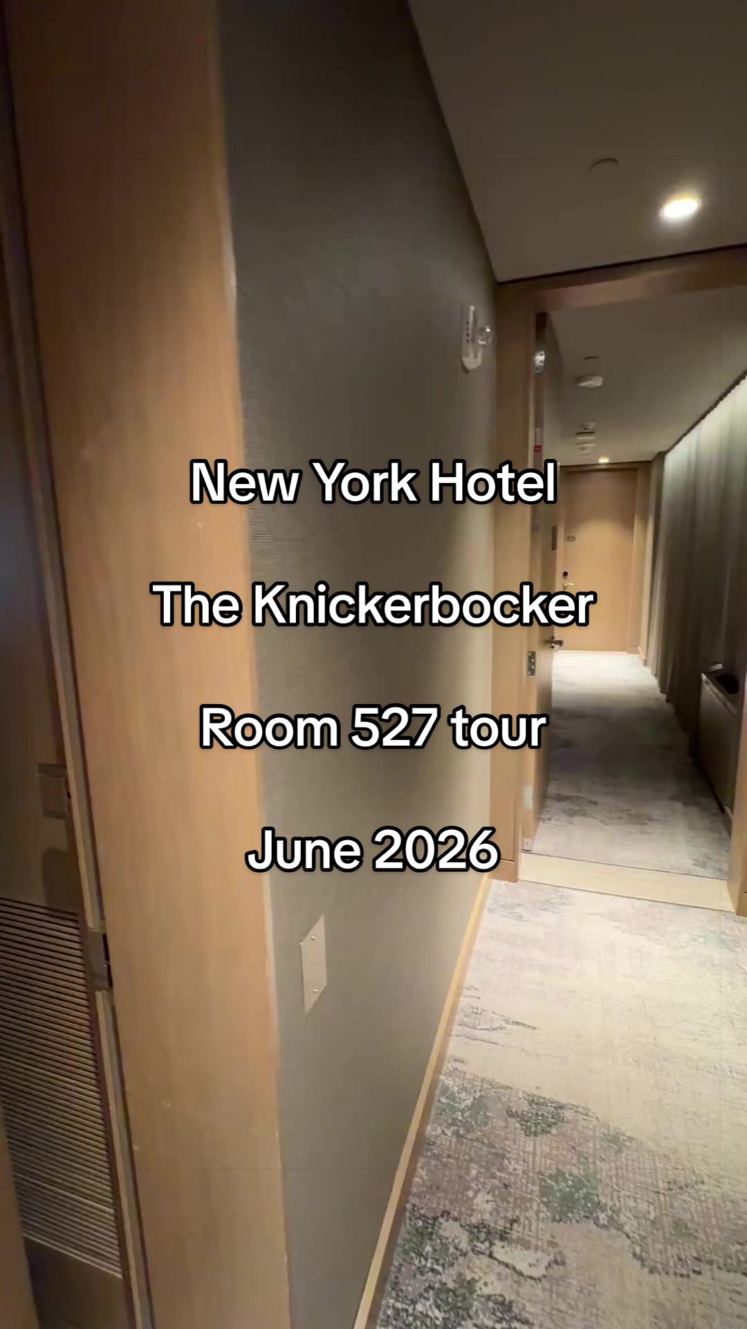 The Knickerbocker.  Hotel in New York smack dab in Times Square on 42nd.  We stayed in room 527 for 